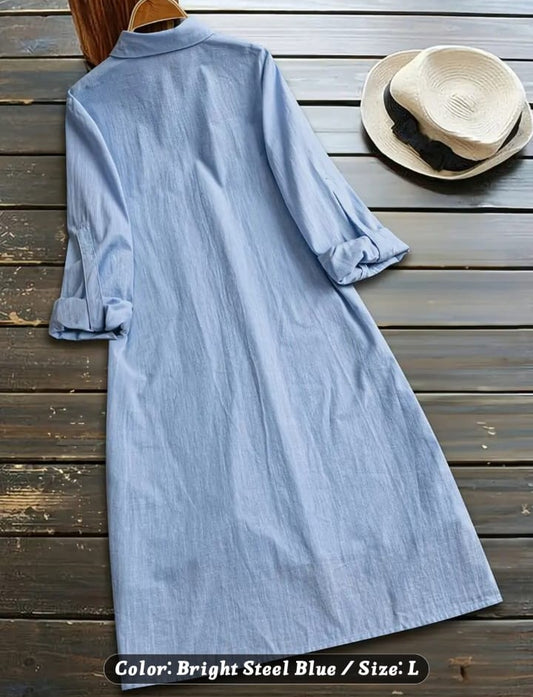 1 pc shirt embroidered button up shirt