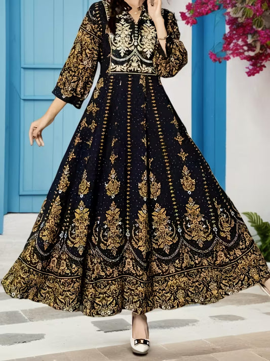 Embroidered Tunic dress